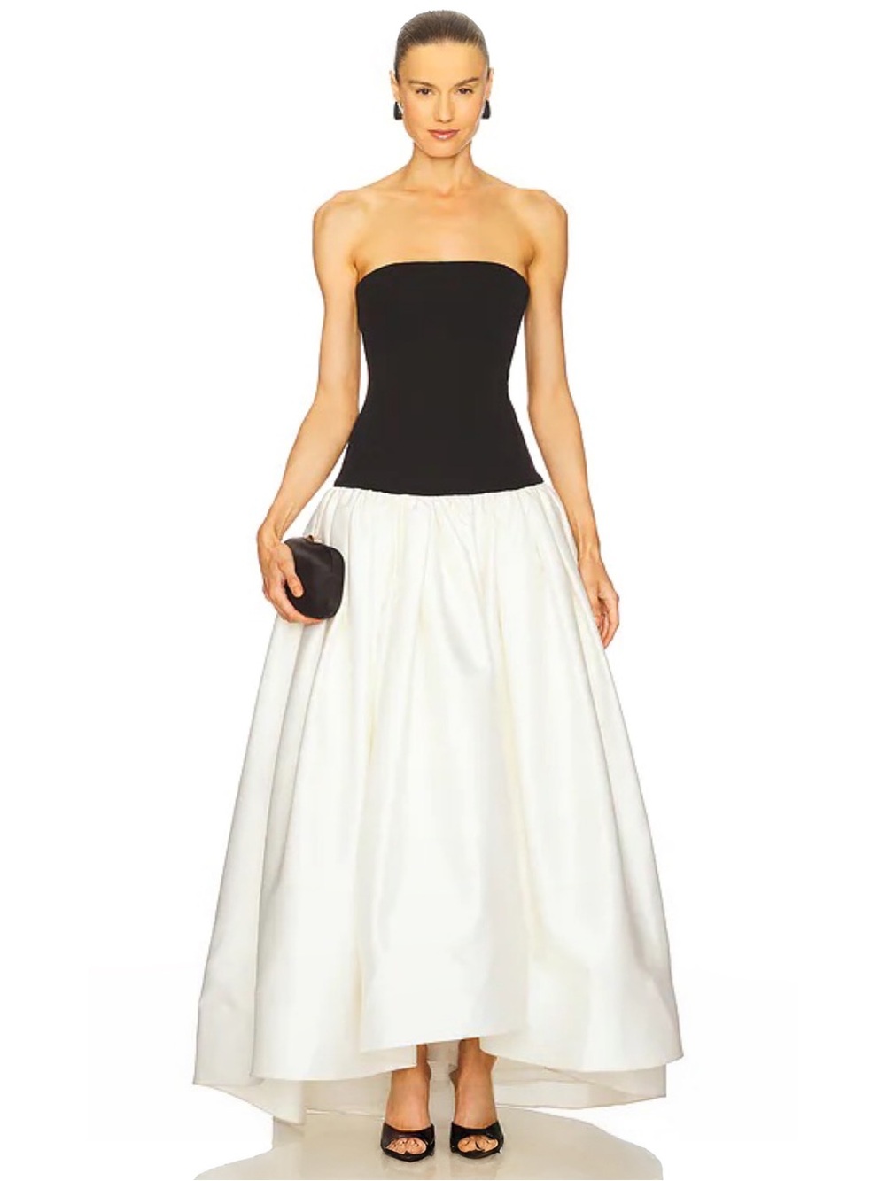Bronx and Banco Arlo Black Strapless Corset Dress Sz XS $1500 NWT - Picture 3 of 11
